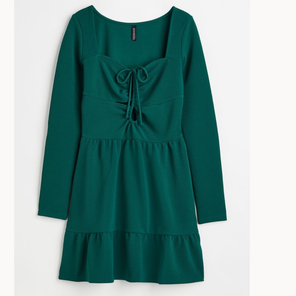 H&M Creped Dress with Lacing